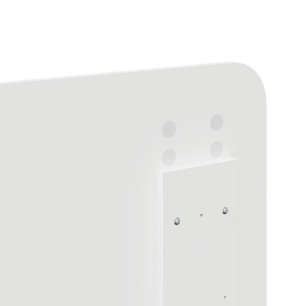 Tête de lit Blanc Brillant 160 cm Bois d'ingénierie - XIOS