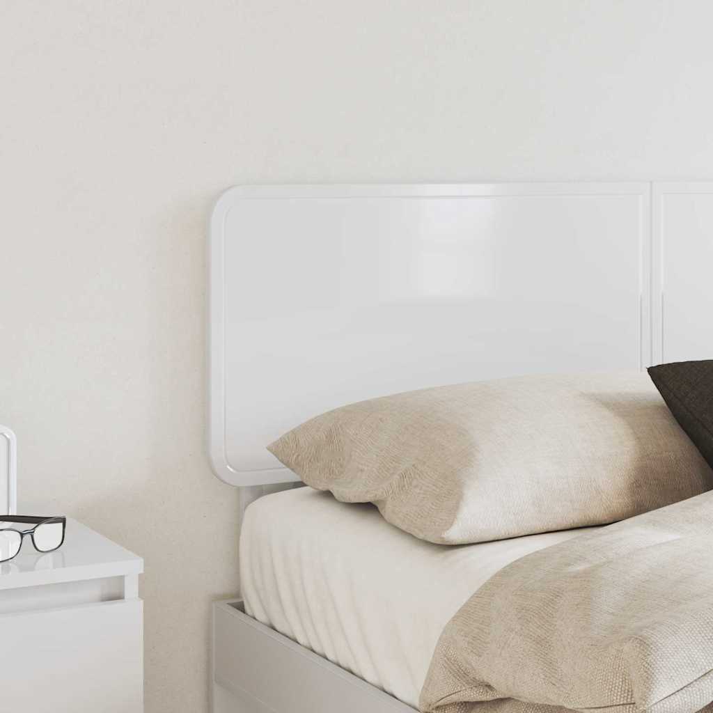 Tête de lit Blanc Brillant 160 cm Bois d'ingénierie - XIOS