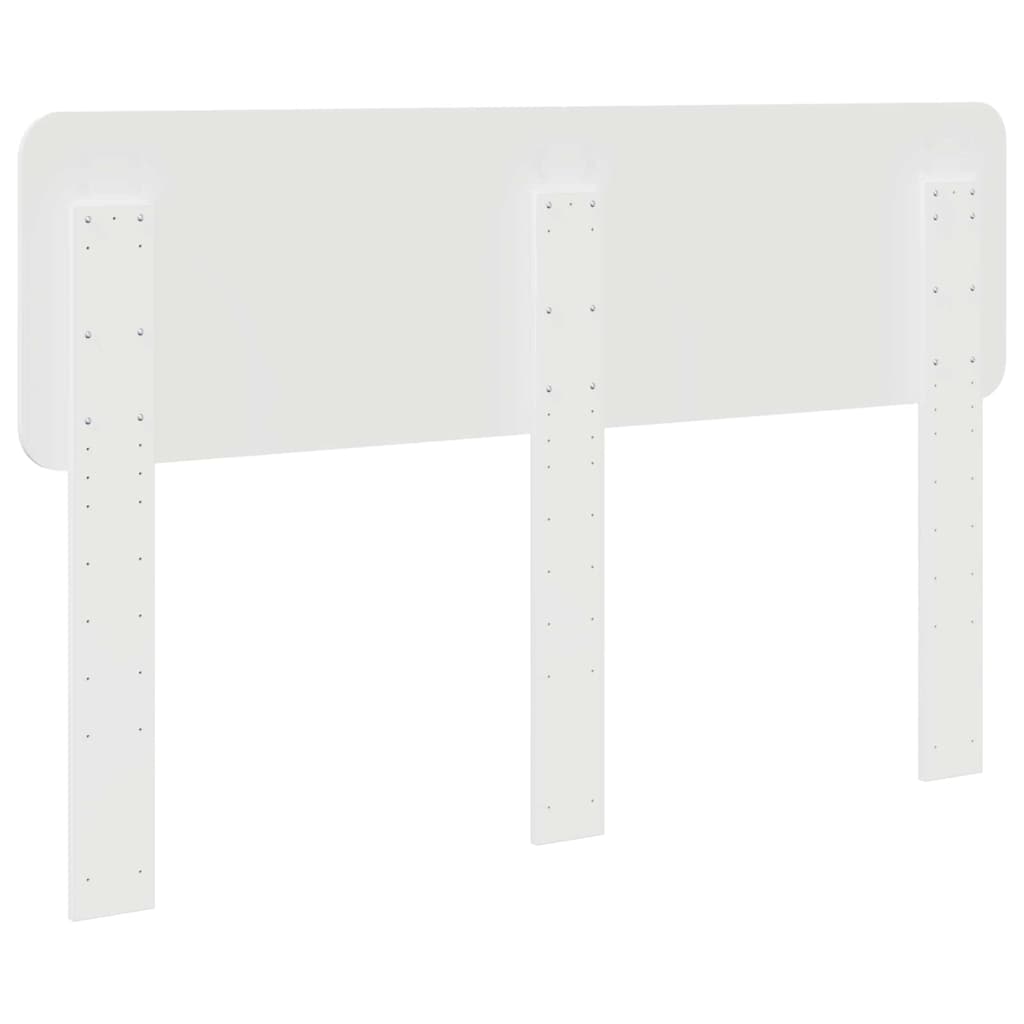 Tête de lit Blanc Brillant 160 cm Bois d'ingénierie - XIOS