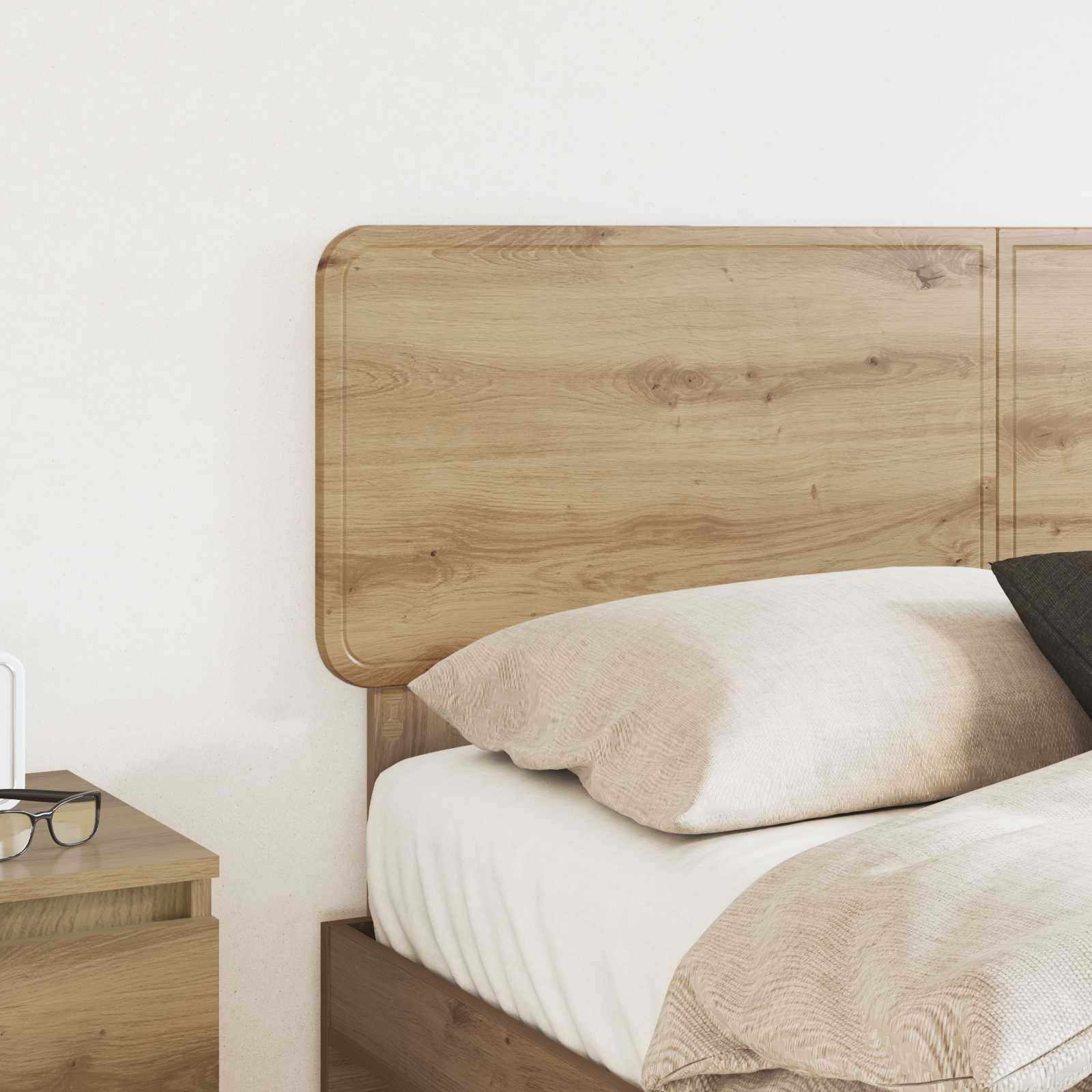 Tête de lit Chêne artisanal Bois d'ingénierie - XIOS