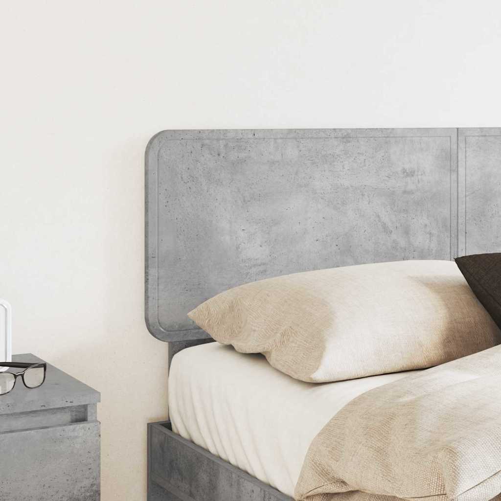 Tête de lit Gris béton 135 cm Bois d'ingénierie - XIOS