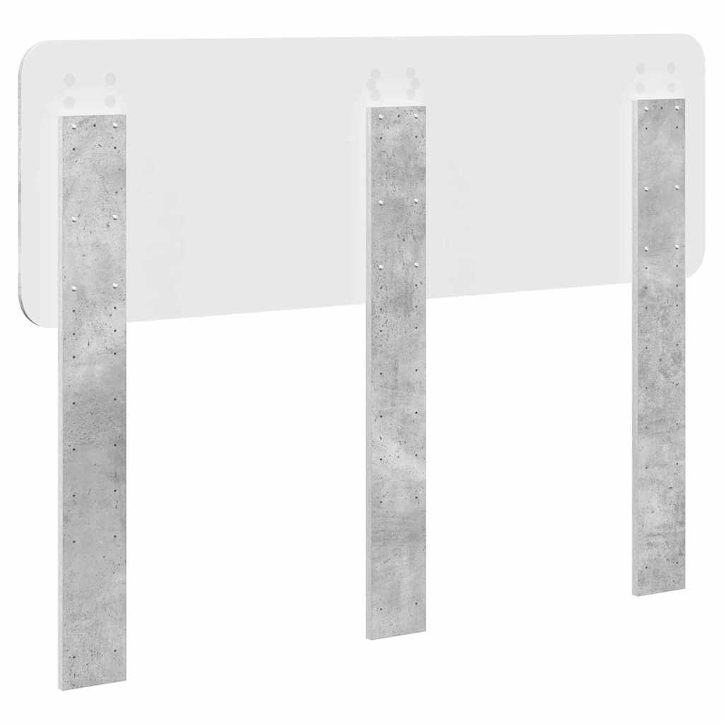 Tête de lit Gris béton 135 cm Bois d'ingénierie - XIOS
