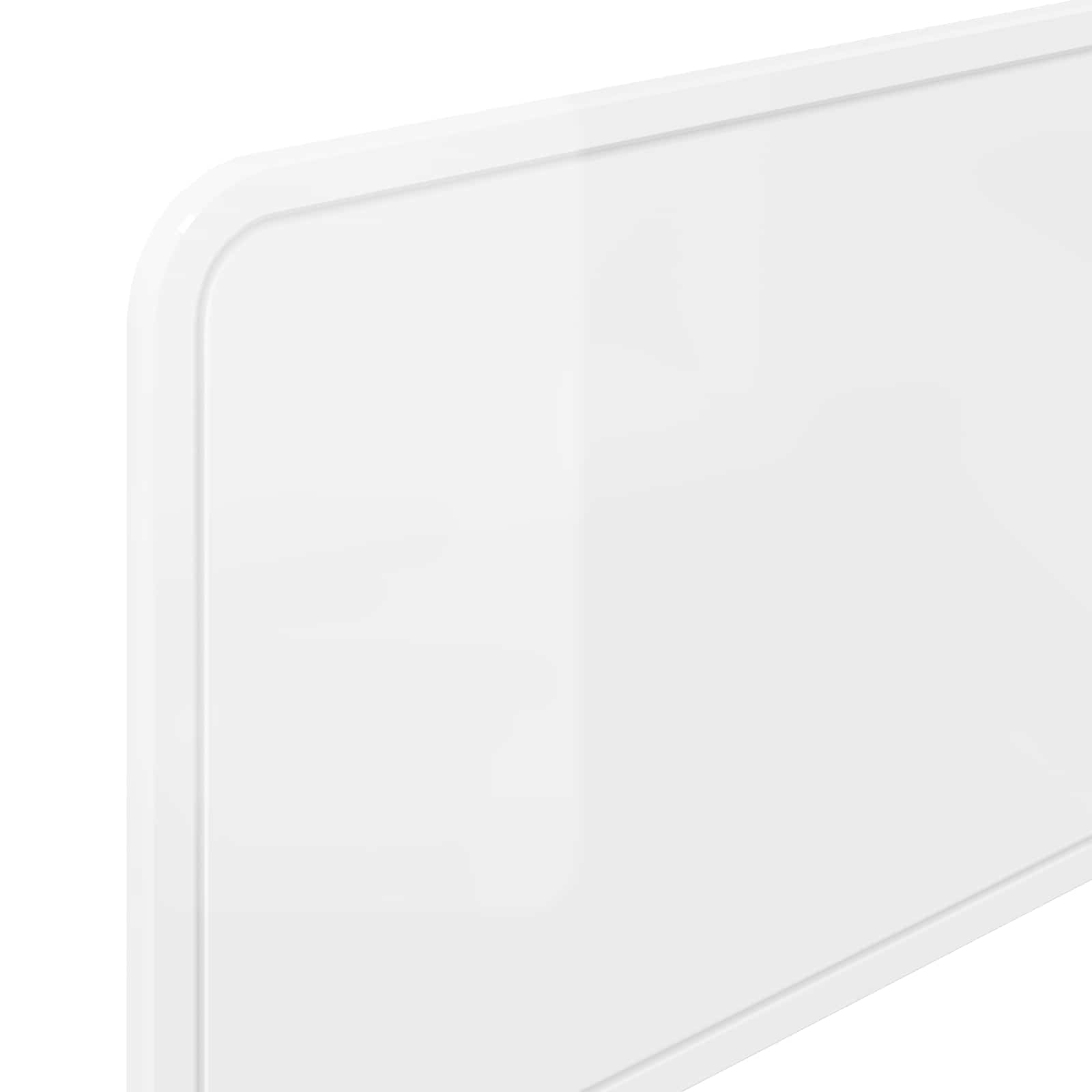 Tête de lit Blanc Brillant Bois d'ingénierie - XIOS