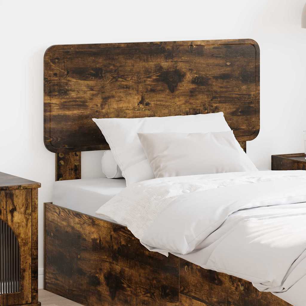 Tête de lit avec tête de lit Chêne fumé 75 cm Bois d'ingénierie - XIOS