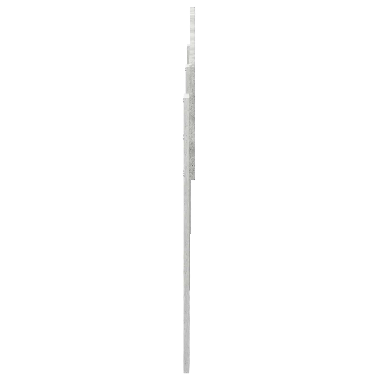 Tête de lit Gris béton 200 cm Bois d'ingénierie - XIOS