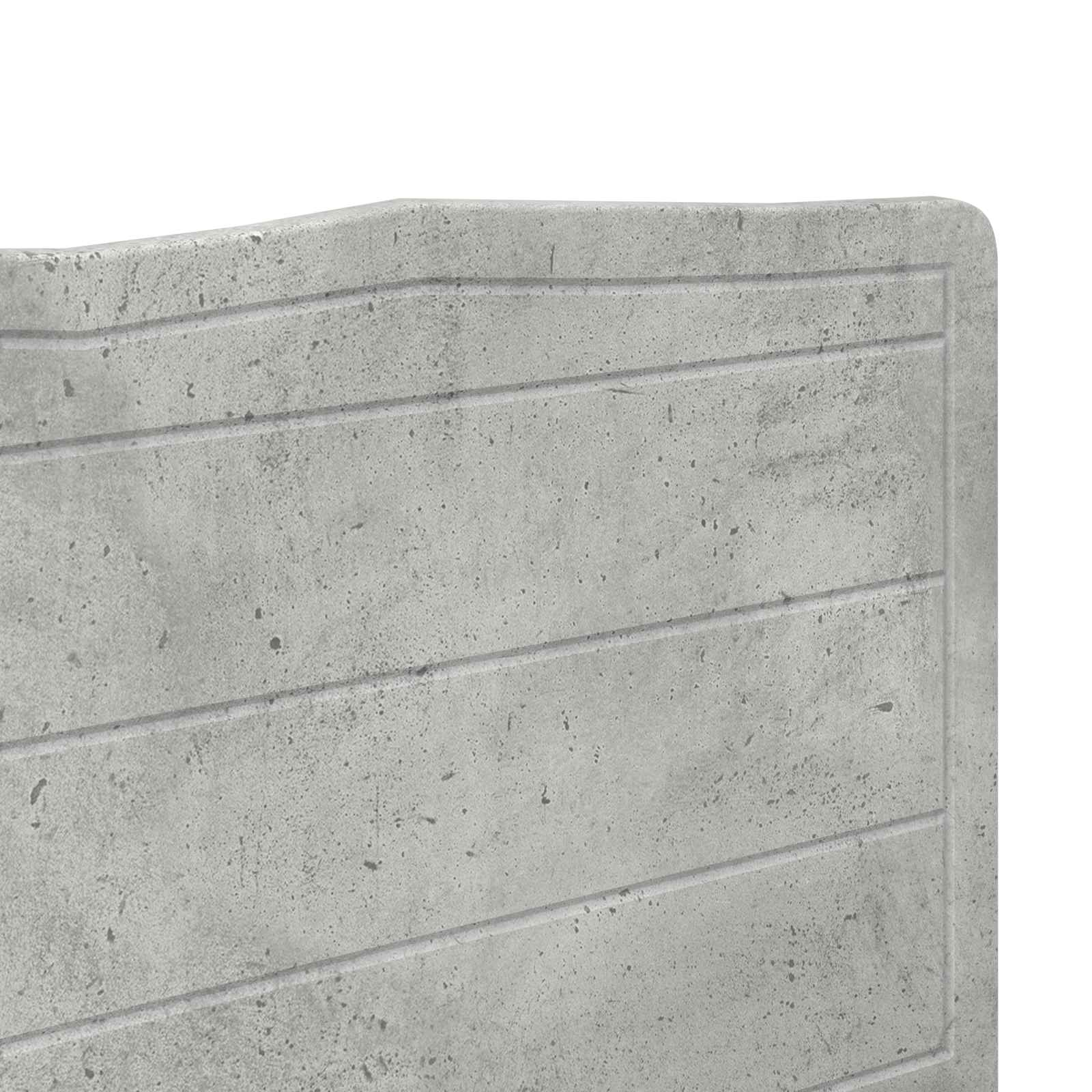 Tête de lit Gris béton Bois d'ingénierie - XIOS