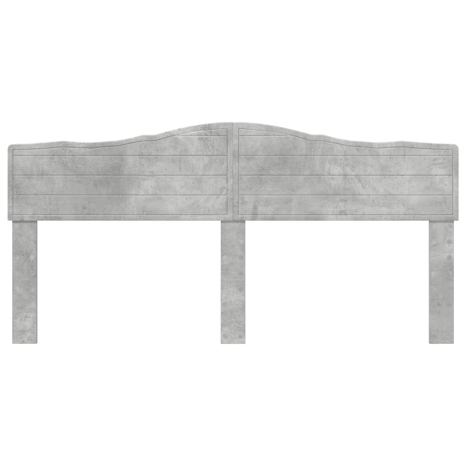 Tête de lit Gris béton Bois d'ingénierie - XIOS