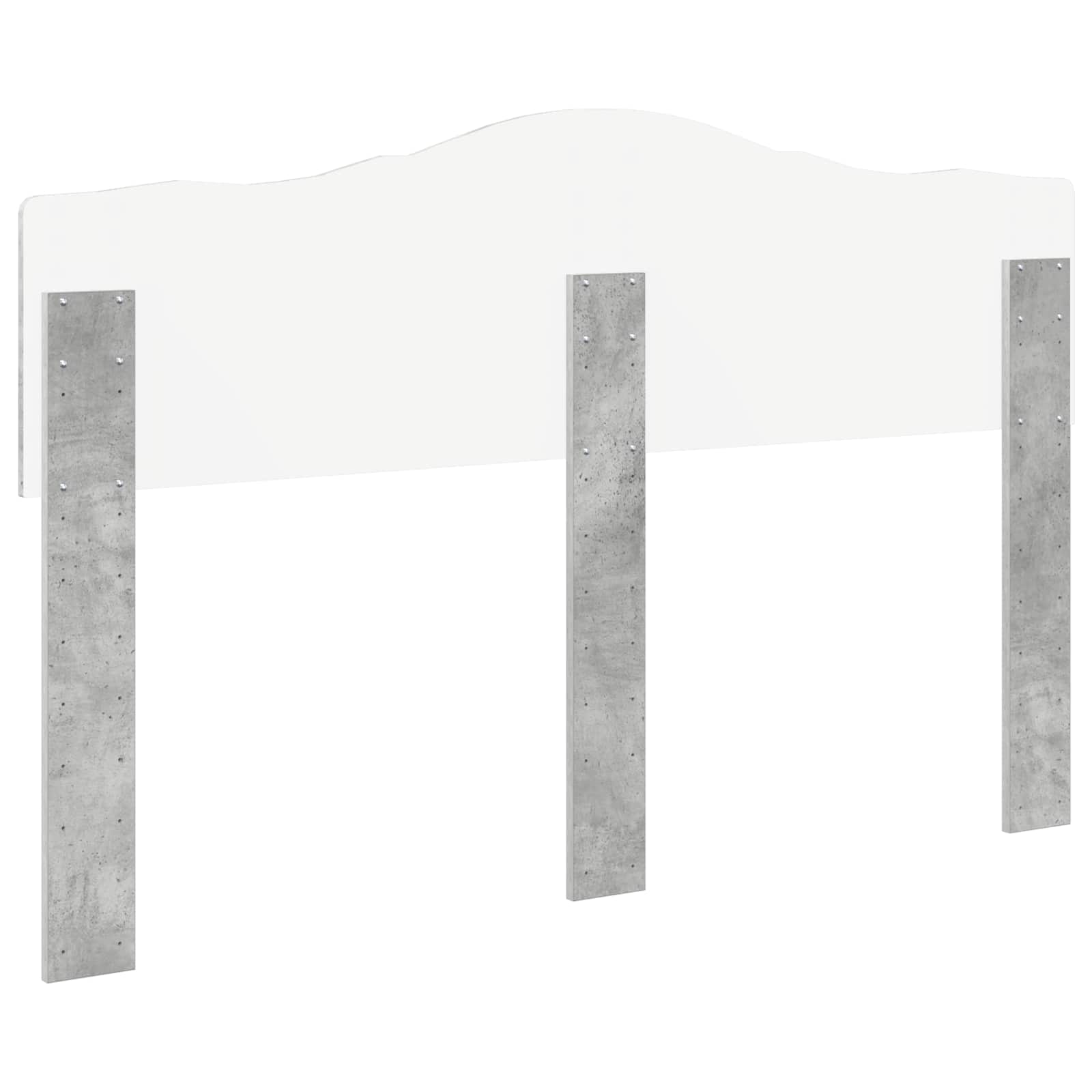 Tête de lit Gris béton Bois d'ingénierie - XIOS
