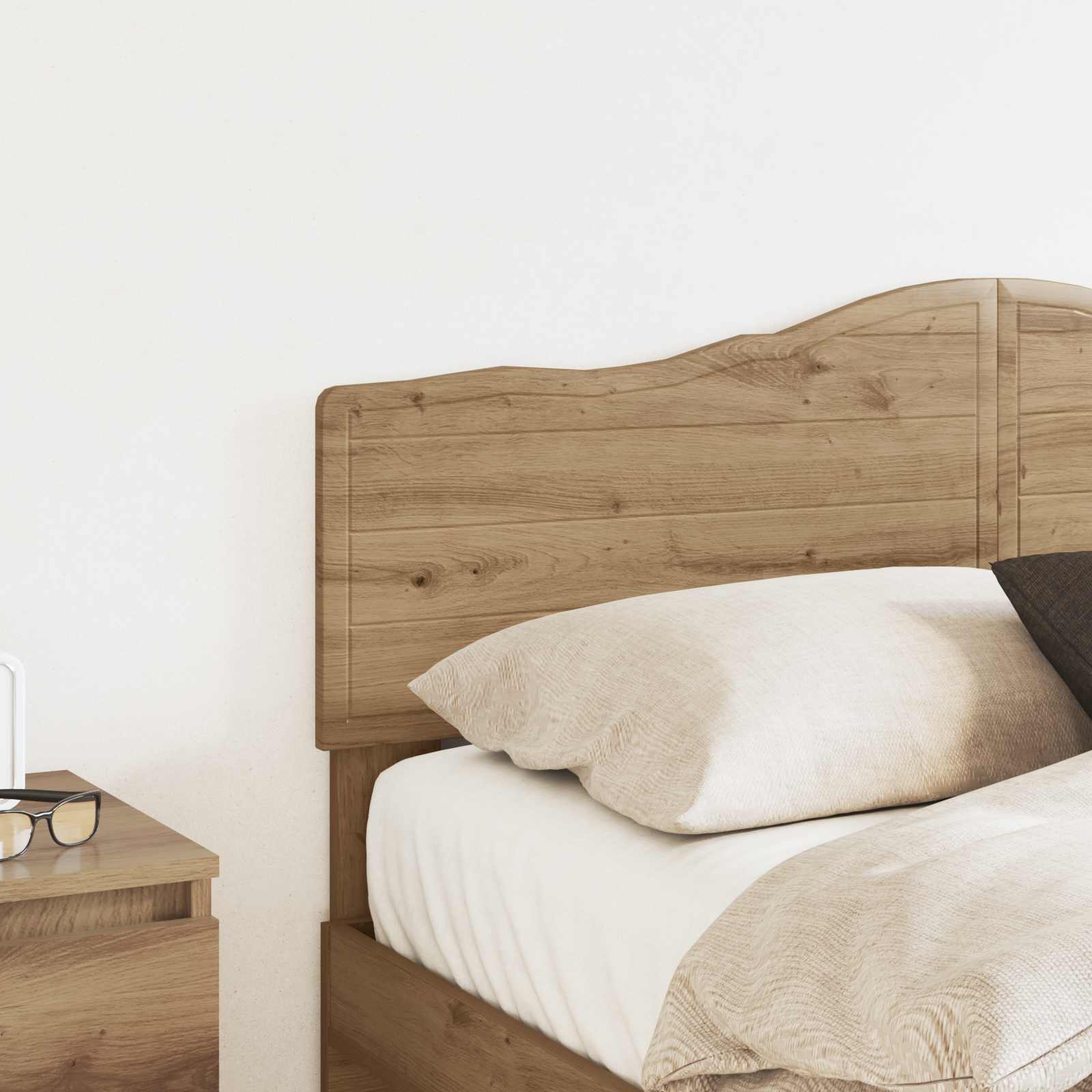 Tête de lit Chêne artisanal Bois d'ingénierie - XIOS