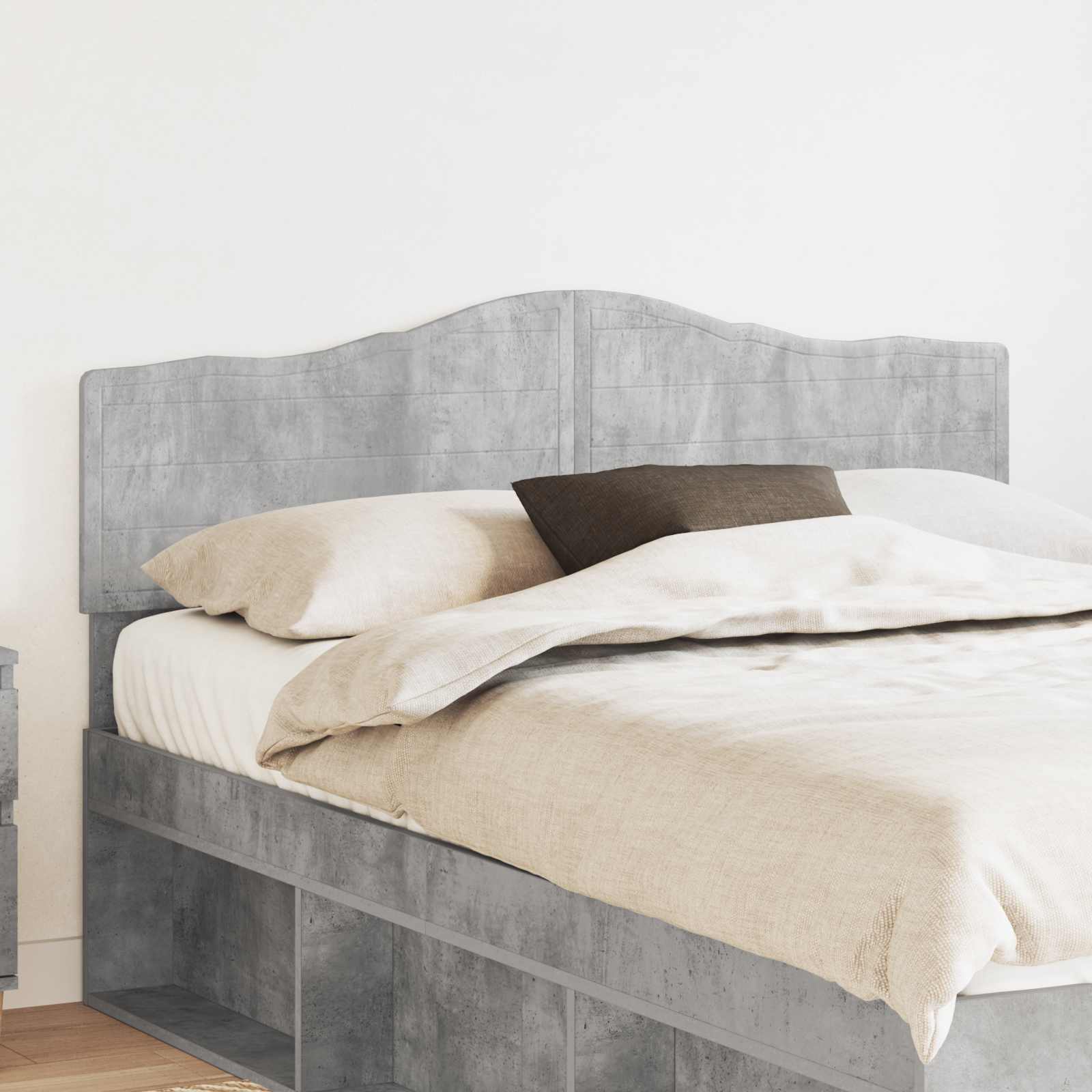 Tête de lit Gris béton 150 cm Bois d'ingénierie - XIOS