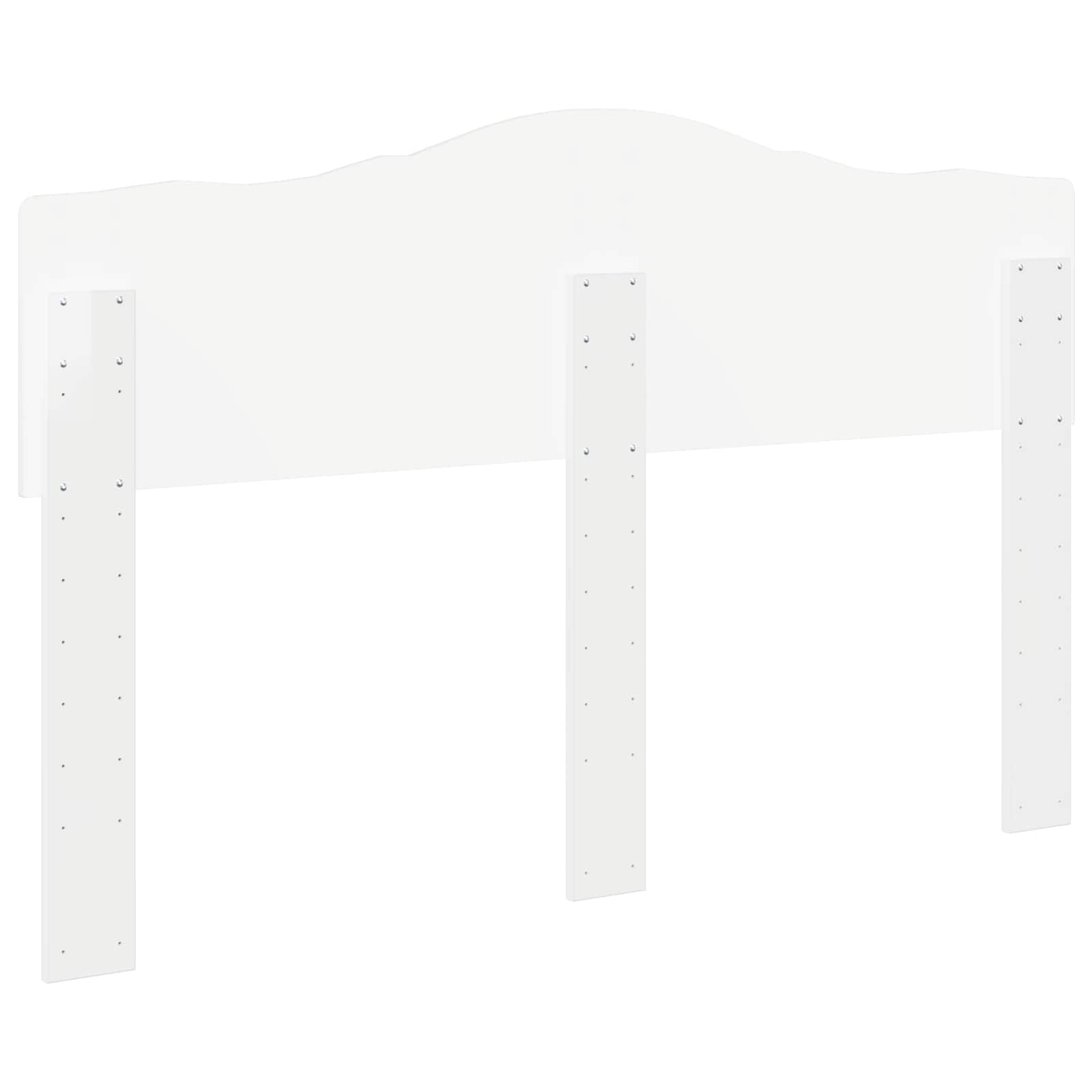 Tête de lit Blanc Brillant Bois d'ingénierie - XIOS
