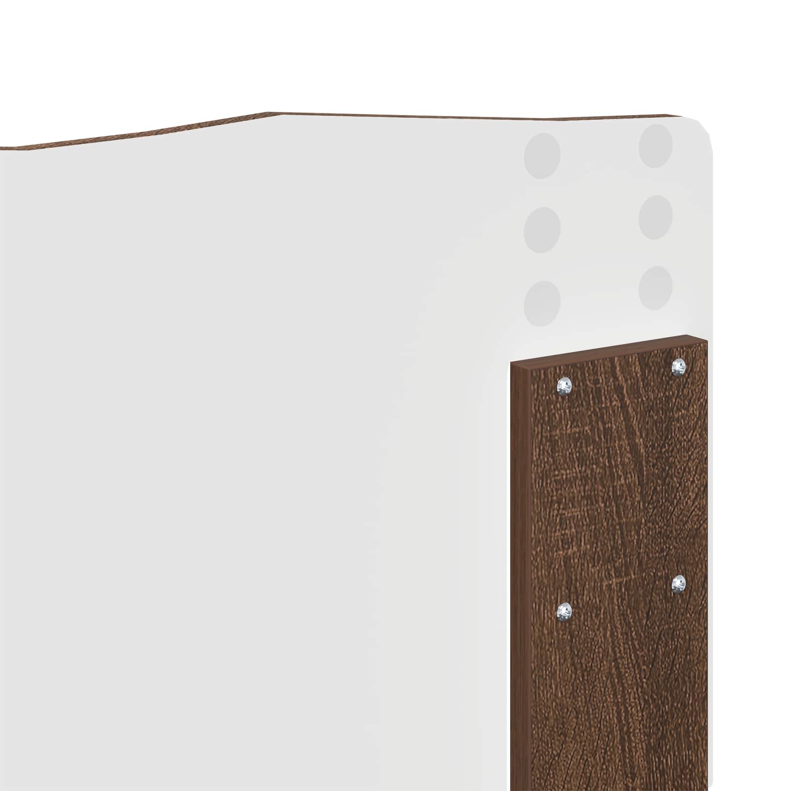 Tête de lit Chêne brun 140 cm Bois d'ingénierie - XIOS