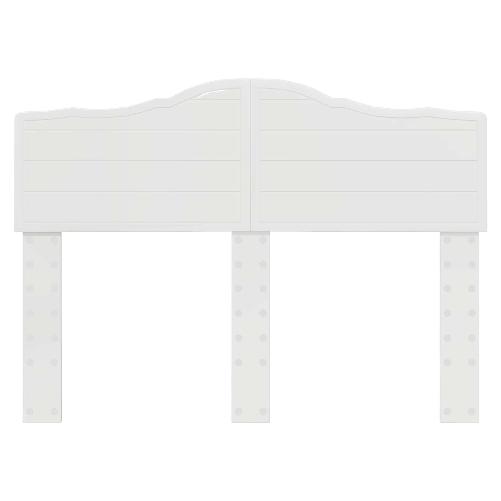 Tête de lit Blanc Brillant 135 cm Bois d'ingénierie - XIOS