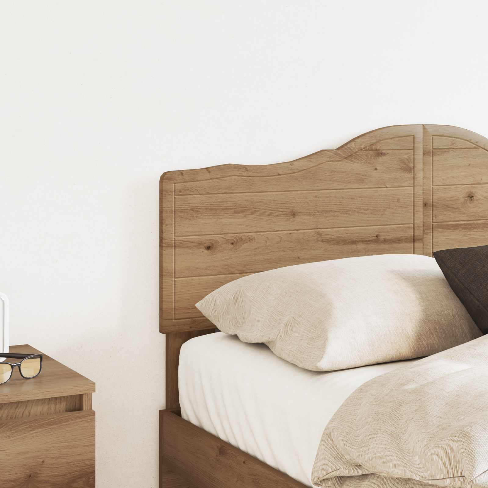 Tête de lit Chêne artisanal Bois d'ingénierie - XIOS