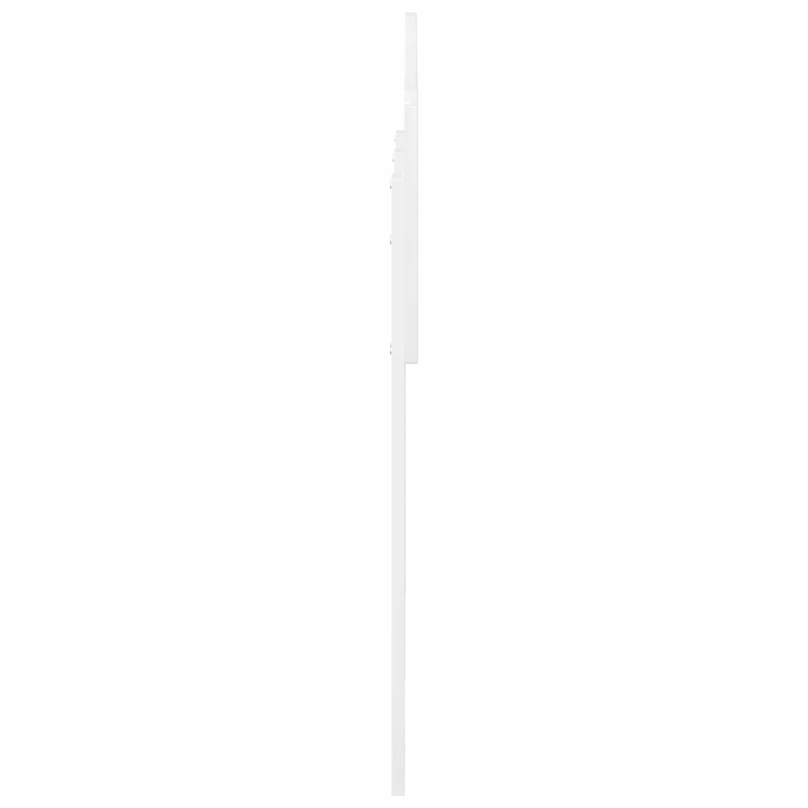 Tête de lit Blanc Brillant Bois d'ingénierie