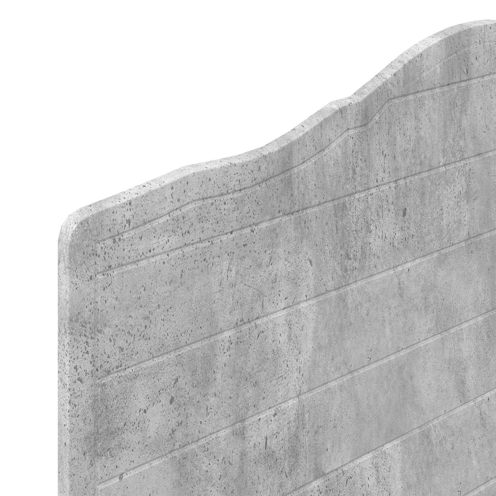 Tête de lit Gris béton 100 cm Bois d'ingénierie - XIOS
