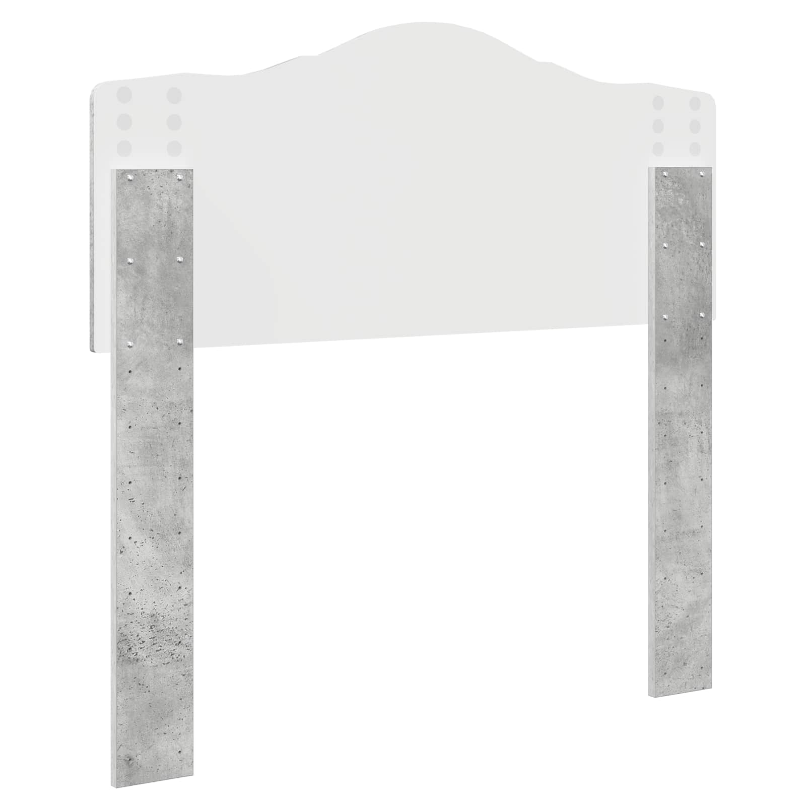 Tête de lit Gris béton 100 cm Bois d'ingénierie - XIOS