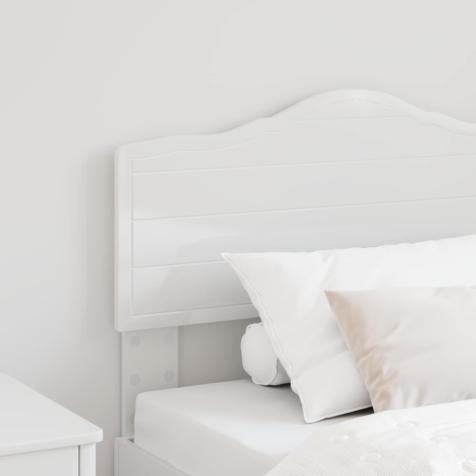 Tête de lit Blanc Brillant 100 cm Bois d'ingénierie - XIOS