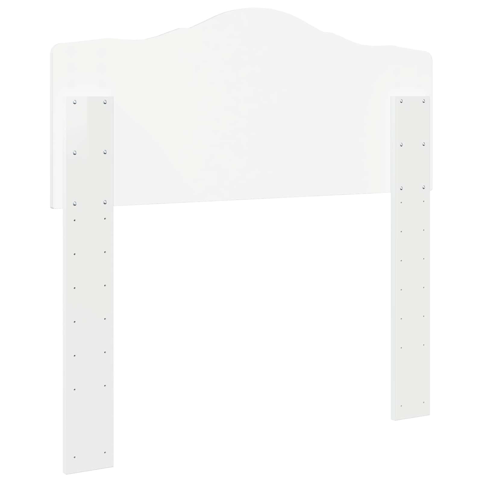 Tête de lit Blanc Brillant Bois d'ingénierie - XIOS