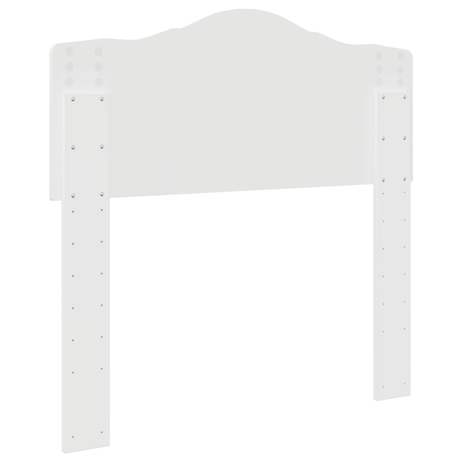 Tête de lit avec tête de lit Blanc 75 cm Bois d'ingénierie - XIOS