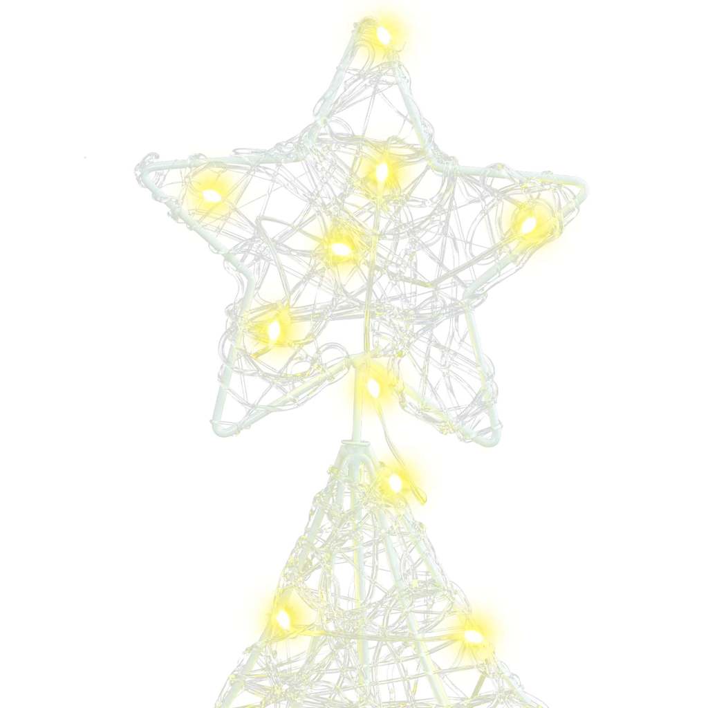 Sapin de Noël avec 100 LED Blanc chaud 120 cm Acrylique - XIOS