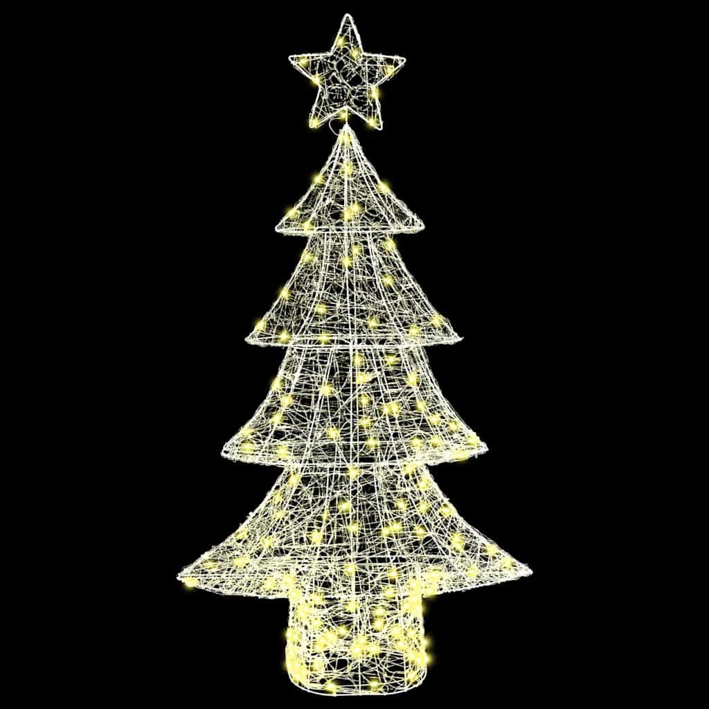 Sapin de Noël avec 160 LED Blanc chaud 150 cm Acrylique - XIOS