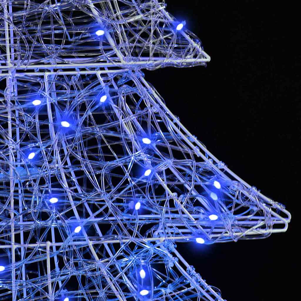 Sapin de Noël avec 160 LED Bleu 150 cm Acrylique - XIOS