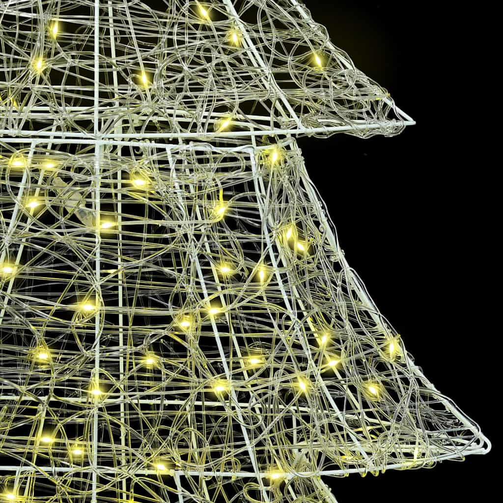 Sapin de Noël avec 240 LED Blanc chaud 180 cm Acrylique - XIOS