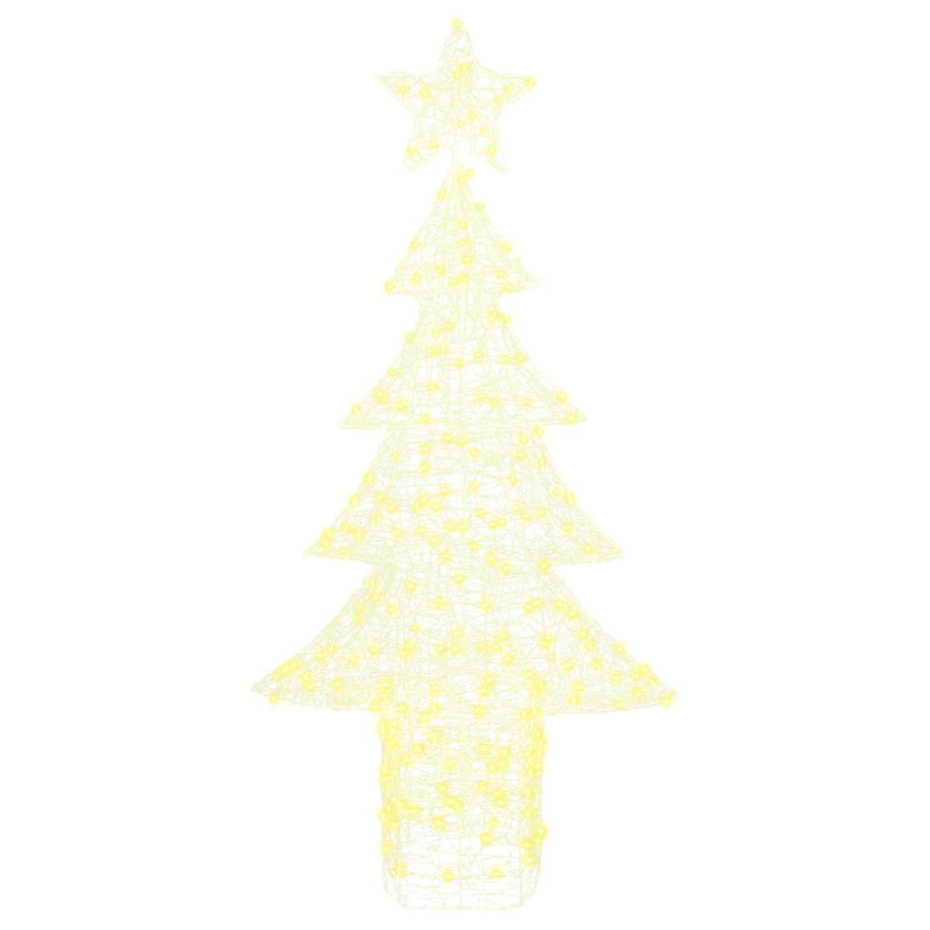 Sapin de Noël avec 240 LED Blanc chaud 180 cm Acrylique - XIOS