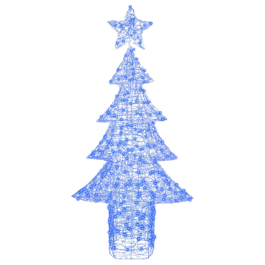 Sapin de Noël avec 240 LED Bleu 180 cm Acrylique - XIOS
