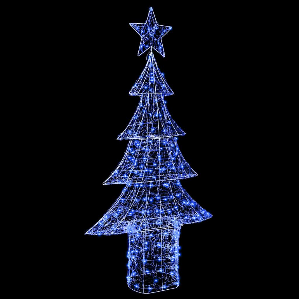 Sapin de Noël avec 240 LED Bleu 180 cm Acrylique - XIOS