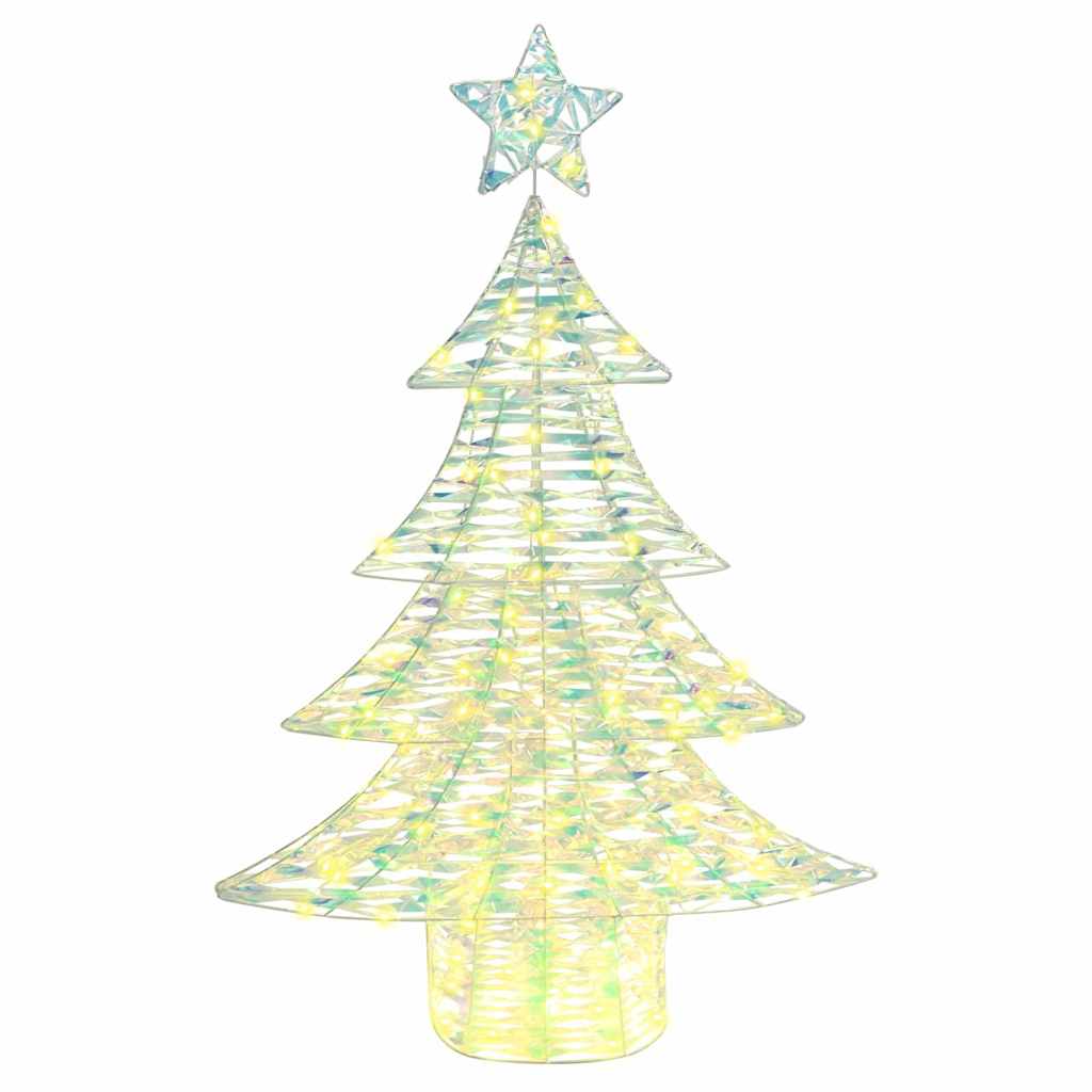 Sapin de Noël avec 120 LED Blanc chaud 120 cm PET - XIOS