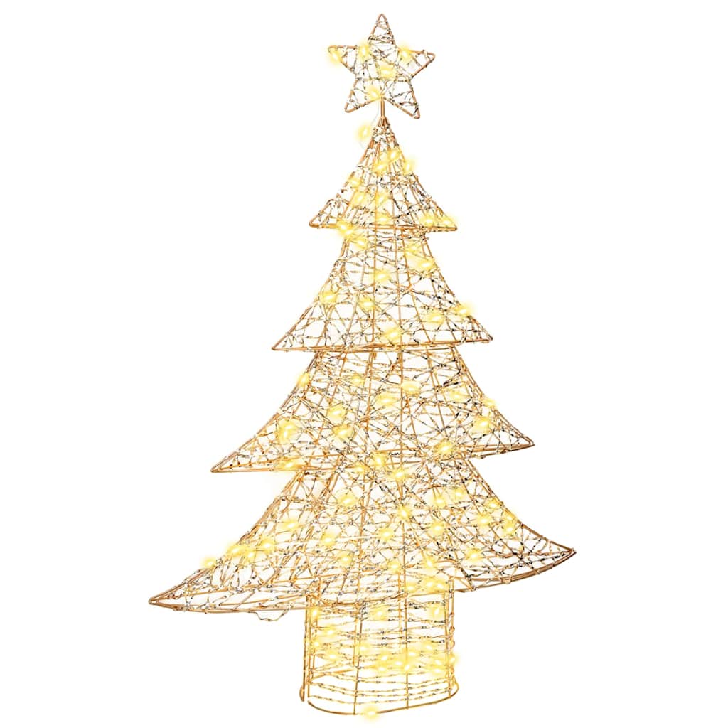 Sapin de Noël avec 120 LED Blanc chaud 120,5 cm PET - XIOS