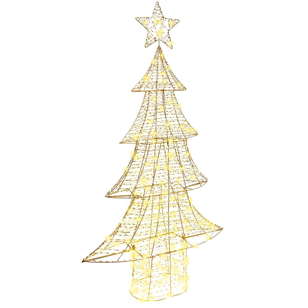Sapin de Noël avec 160 LED Blanc chaud 151 cm PET - XIOS