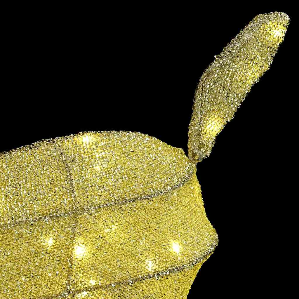 Famille de Rennes 3 pcs Blanc chaud 68 x 26 x 127 cm tissu - XIOS