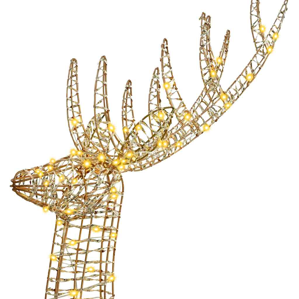 Renne 3D avec 250 LED Blanc chaud 180 cm PET - XIOS