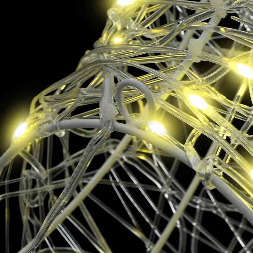 Tête de Renne avec 140 LED Blanc chaud 60 cm Acrylique - XIOS