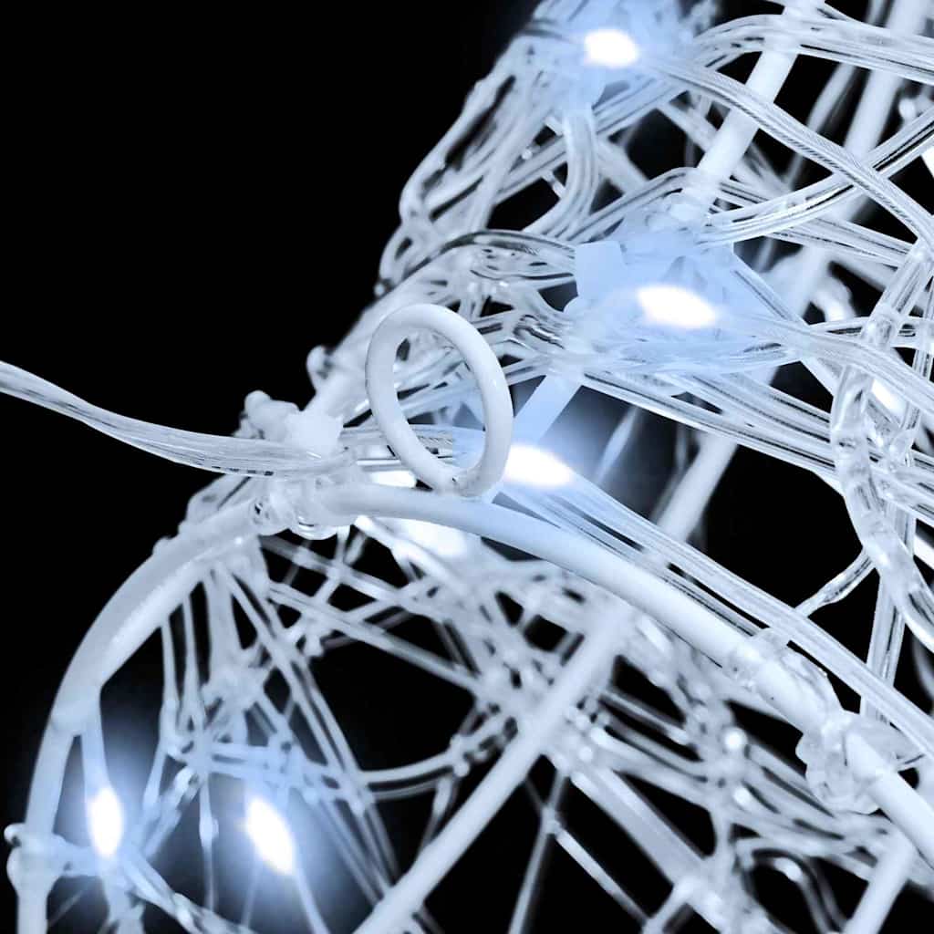 Tête de Renne avec 140 LED Blanc froid 60 cm Acrylique - XIOS