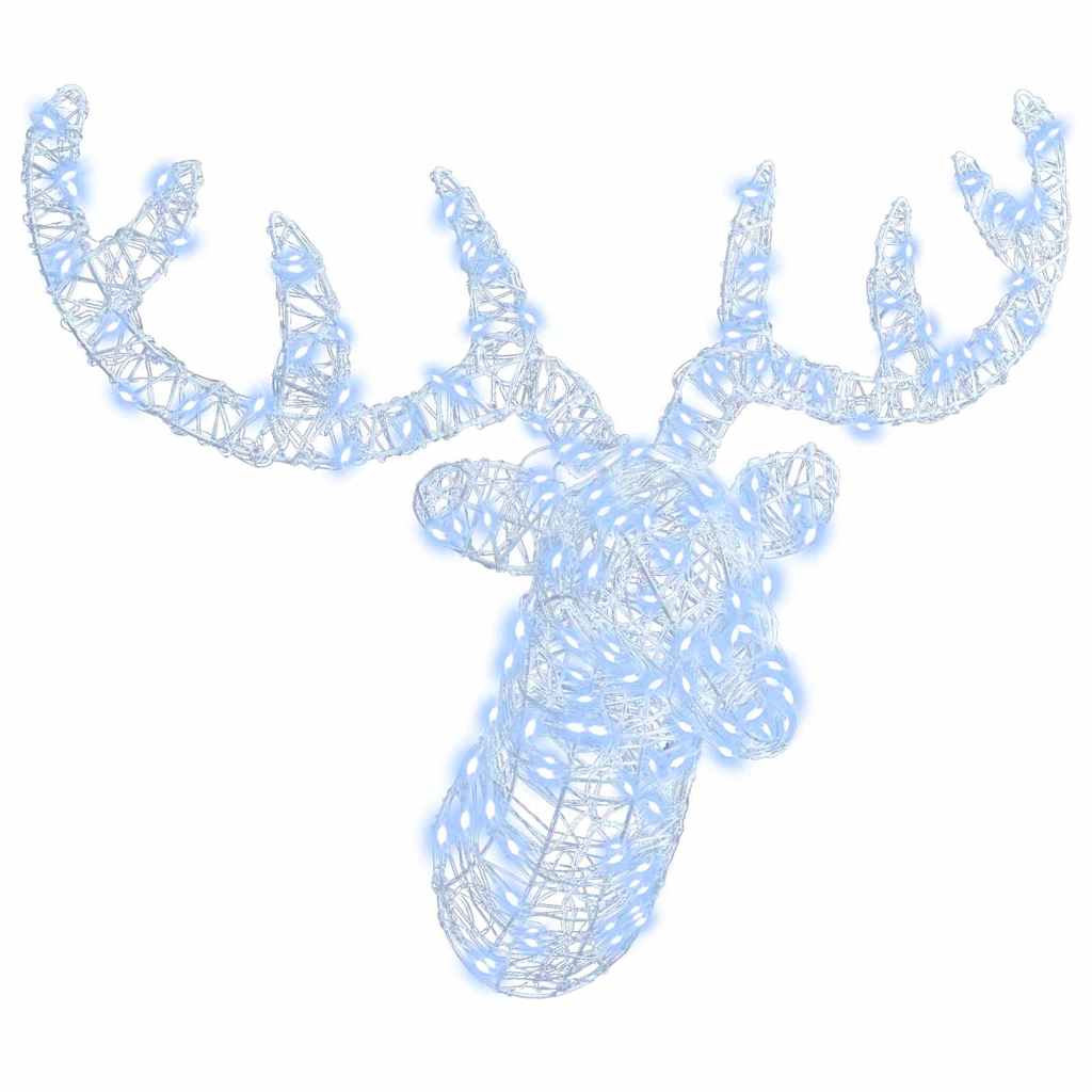 Tête de Renne avec 140 LED Blanc froid 60 cm Acrylique - XIOS