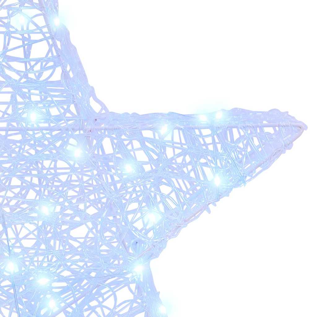 Étoile en 3D Blanc froid 55 x 53,5 x 10 cm Acrylique - XIOS