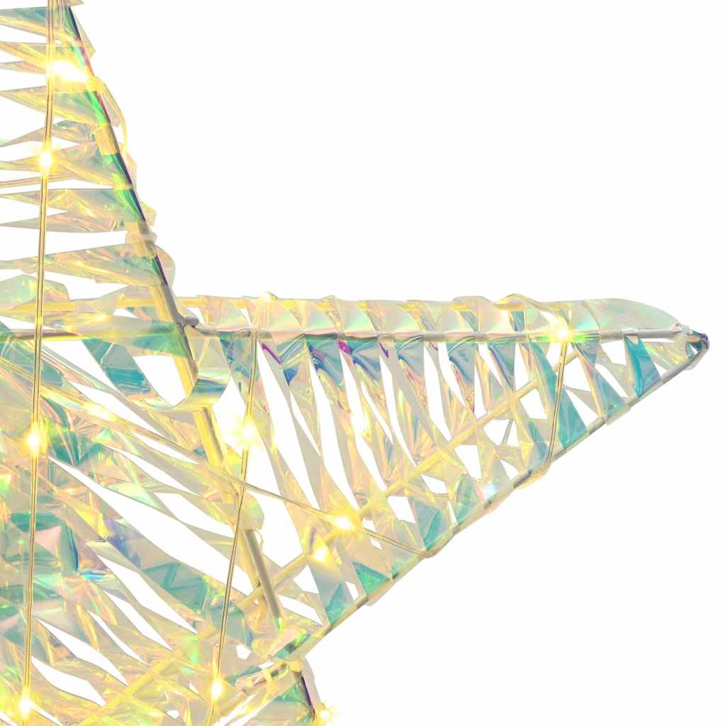 Étoile en 3D avec 50 LED Blanc chaud 55 x 52.5 x 9 cm PET - XIOS