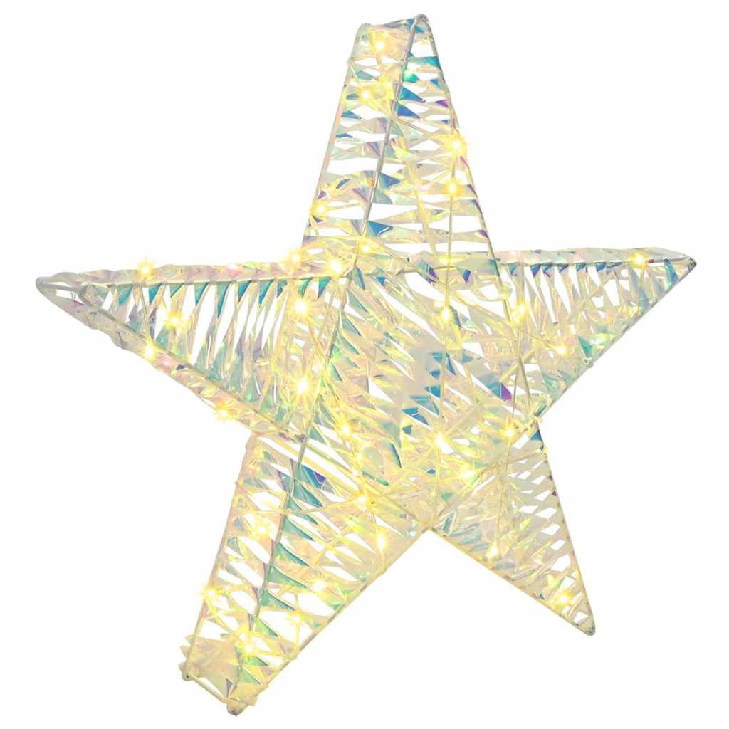 Étoile en 3D avec 50 LED Blanc chaud 55 x 52.5 x 9 cm PET - XIOS