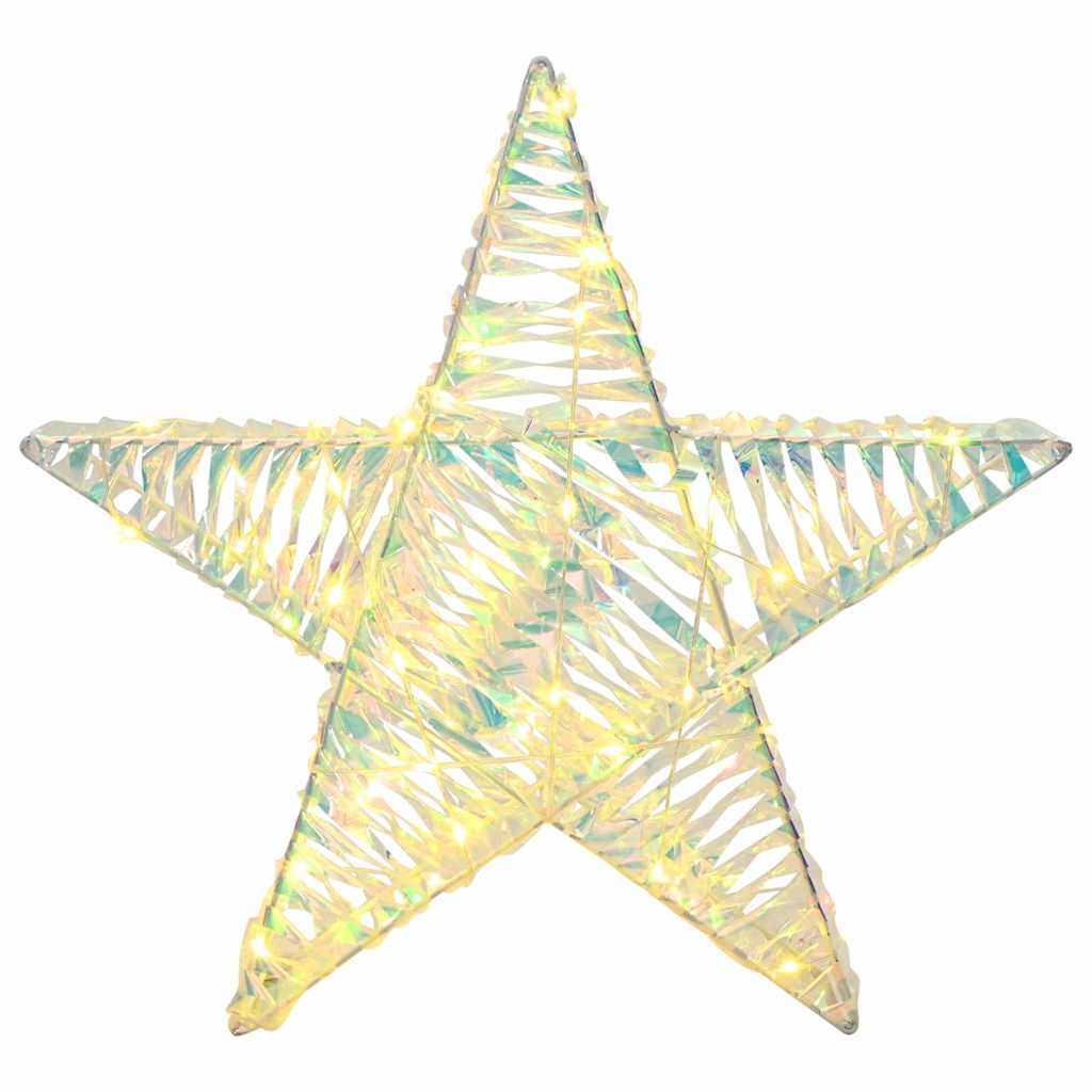 Étoile en 3D avec 50 LED Blanc chaud 55 x 52.5 x 9 cm PET - XIOS