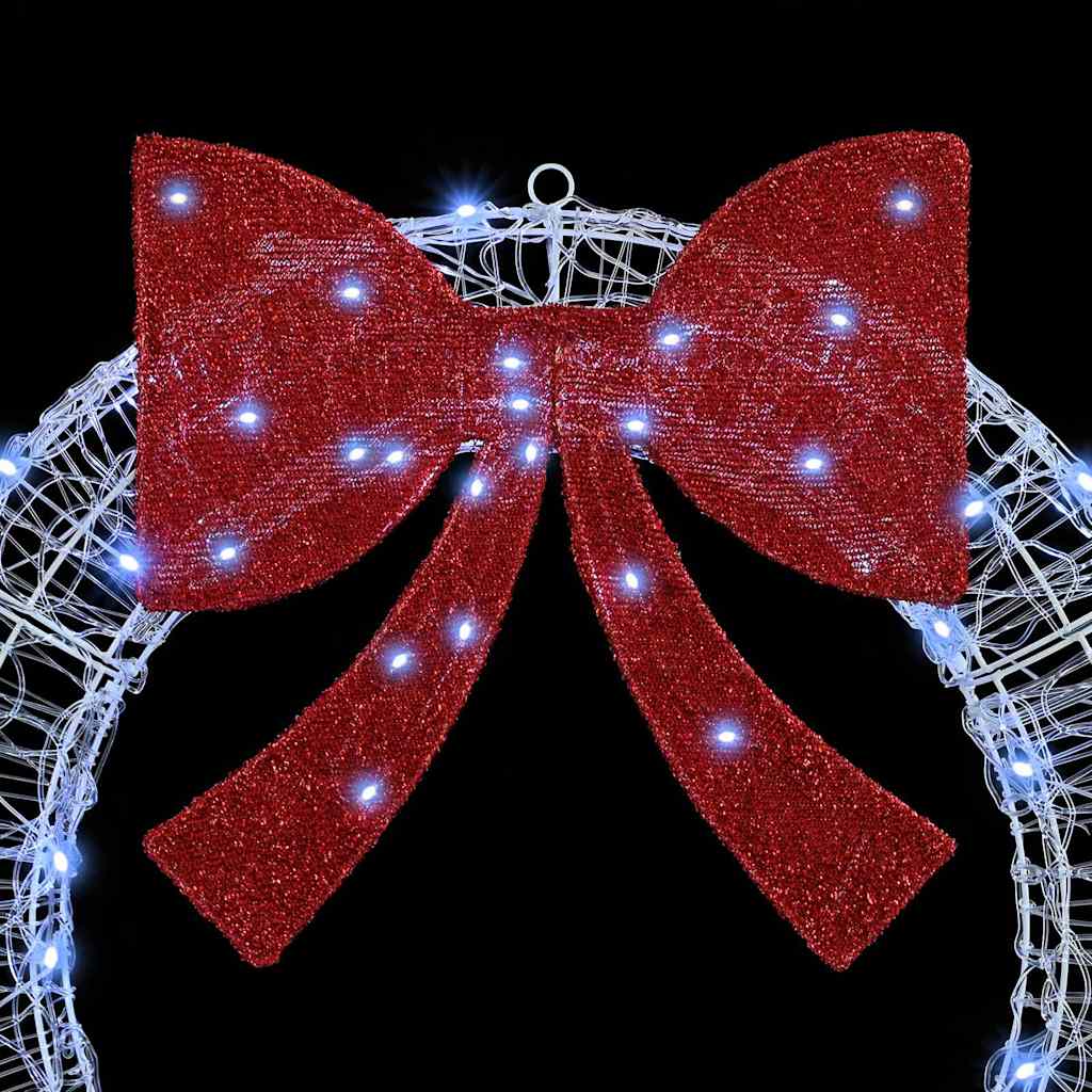 Couronne avec 150 LED Blanc froid 120 cm Acrylique - XIOS