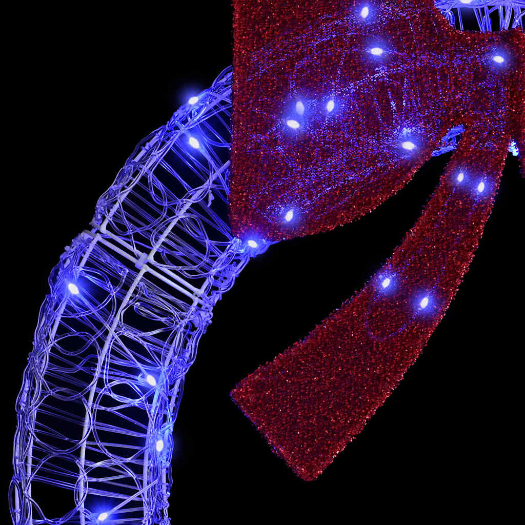 Couronne avec 150 LED Bleu 120 cm Acrylique - XIOS