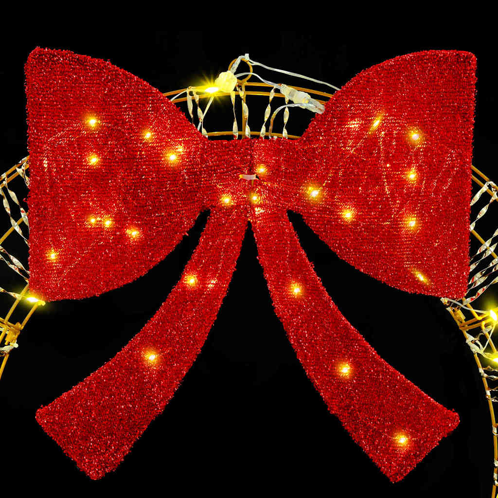 Couronne avec 60 LED Blanc chaud 75 cm PET - XIOS