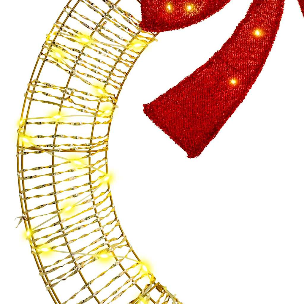 Couronne avec 80 LED Blanc chaud 90 cm PET - XIOS