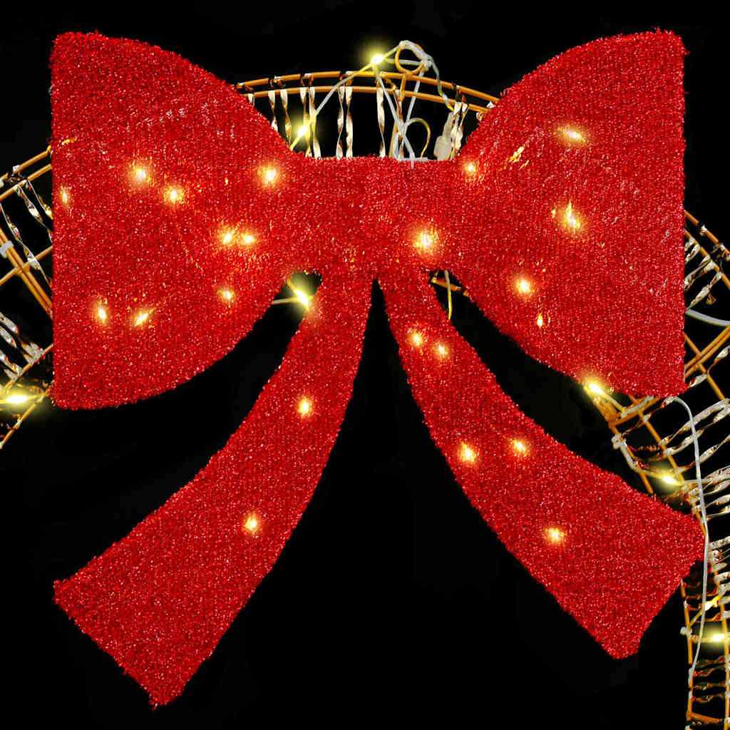 Couronne avec 80 LED Blanc chaud 90 cm PET - XIOS