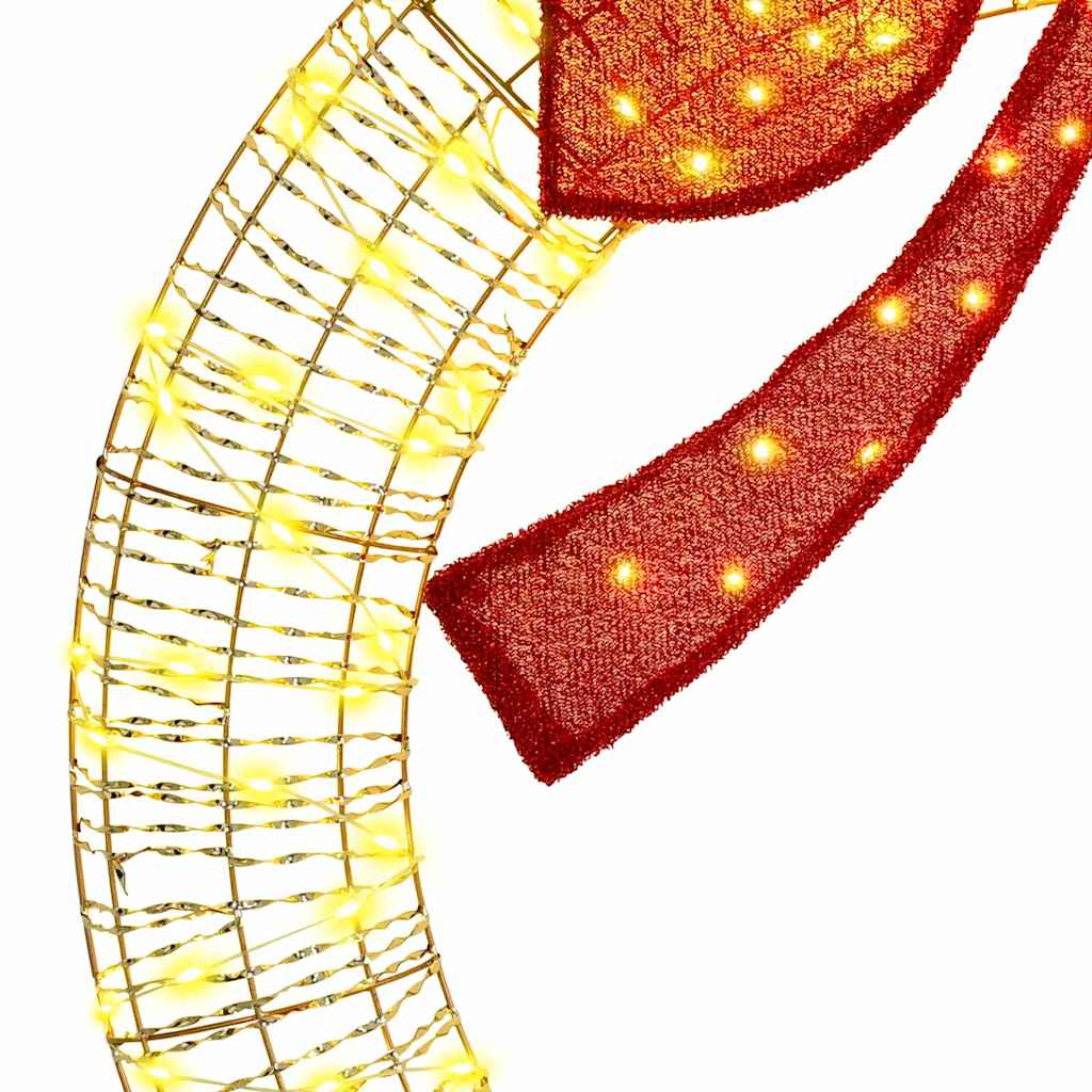 Couronne avec 150 LED Blanc chaud 120 cm PET - XIOS