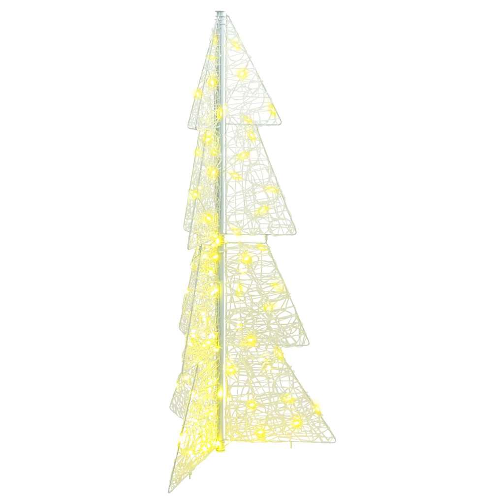 Sapin de Noël avec 100 LED Blanc chaud 120 cm Acrylique - XIOS